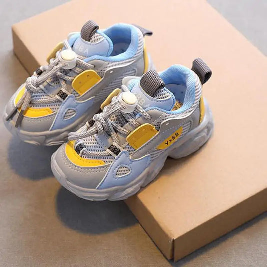 Size 21-36 Baby Toddler Shoes for Boys Girls Breathable Mesh Little Kids Casual Sneakers Non-Slip Children Sport Shoes Tenis